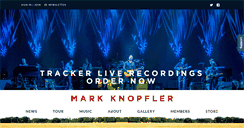 Desktop Screenshot of markknopfler.com