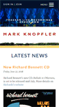 Mobile Screenshot of markknopfler.com